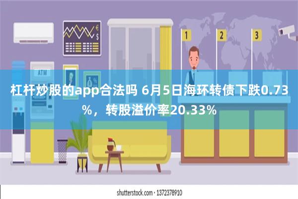 杠杆炒股的app合法吗 6月5日海环转债下跌0.73%，转股溢价率20.33%