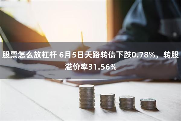 股票怎么放杠杆 6月5日天路转债下跌0.78%，转股溢价率31.56%