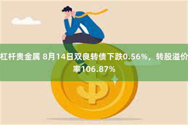 杠杆贵金属 8月14日双良转债下跌0.56%，转股溢价率106.87%