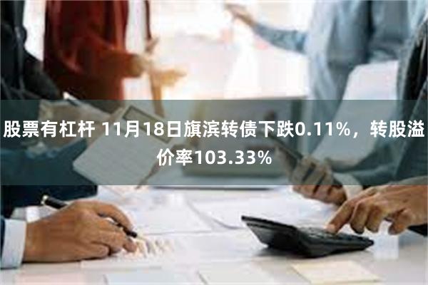 股票有杠杆 11月18日旗滨转债下跌0.11%，转股溢价率103.33%